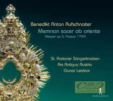 Aufschnaiter: Memnon sacer ab oriente (Vesper op. 5, Passau 1709)